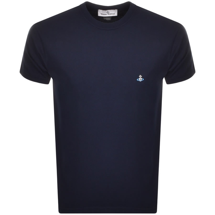 Alternative Image for ProductVivienne Westwood Orb Logo T Shirt Navy1
